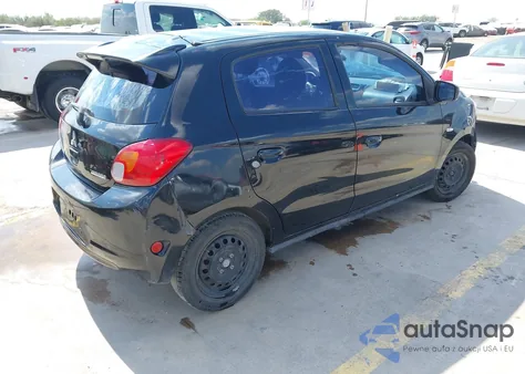 2014 Mitsubishi Mirage De z USA, uszkodzony, nr VIN ML32A3HJ2EH009427